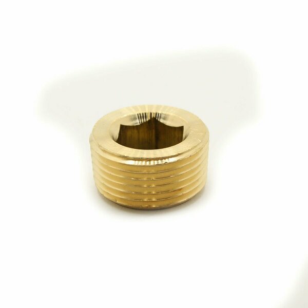 Thrifco Plumbing 1/4 Brass Countersunk Plug 5318116